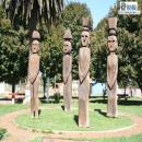 Chemamull en Plaza Caupolican, Chemamull: Son esculturas de madera propias del Pueblo Mapuche